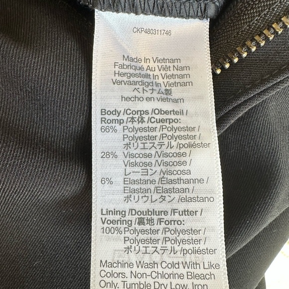 NWT Madewell The Petite Fairbanks Pant in True Black Size 6P - Picture 14 of 16